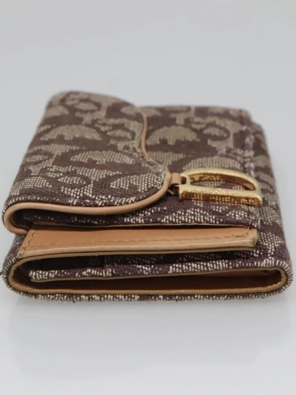 Christian Dior Trotter Canvas Wallet Black Auth ac3872 - Picture 4 of 14